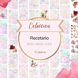 Colección Recetario - Estilo Candy Color