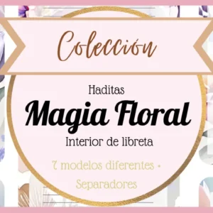 Interior de Libreta - Haditas Magia Floral