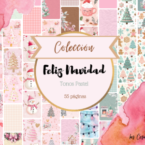 Colección Feliz Navidad - Tonos Pastel