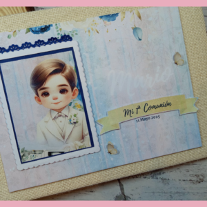 Colección Libro de firmas Mi 1ª Comunión Niño - Estilo Candy Color